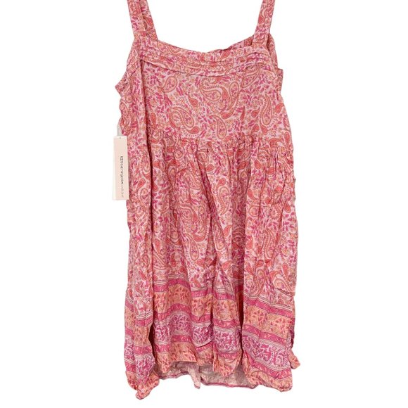 AQUA BUTTON DOWN MINI DRESS, NWT - Picture 3 of 5